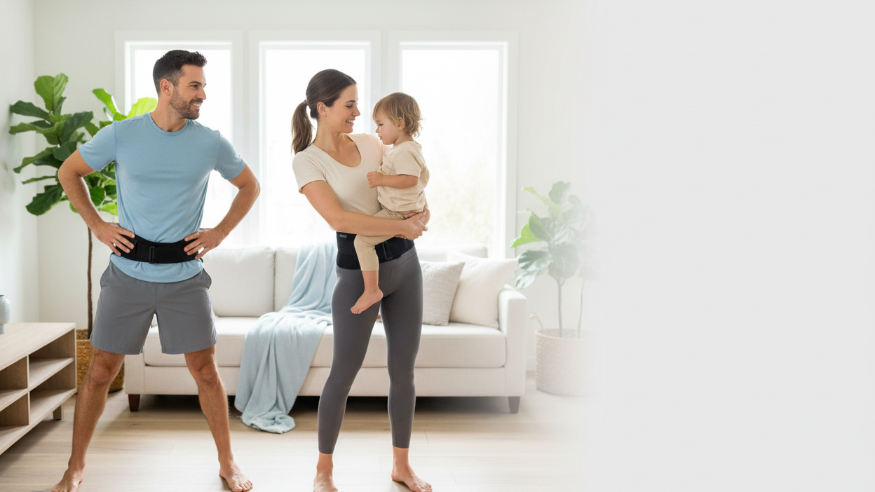 Sciatic Relief Hip Belt Hero Banner - Male & Female
